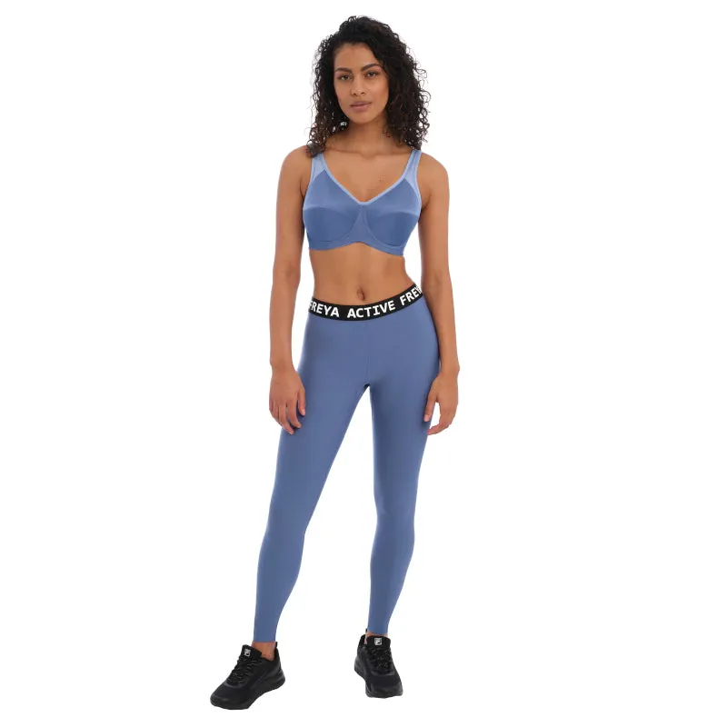 Freya Power Sculpt Exercise Leggings Denim Blue