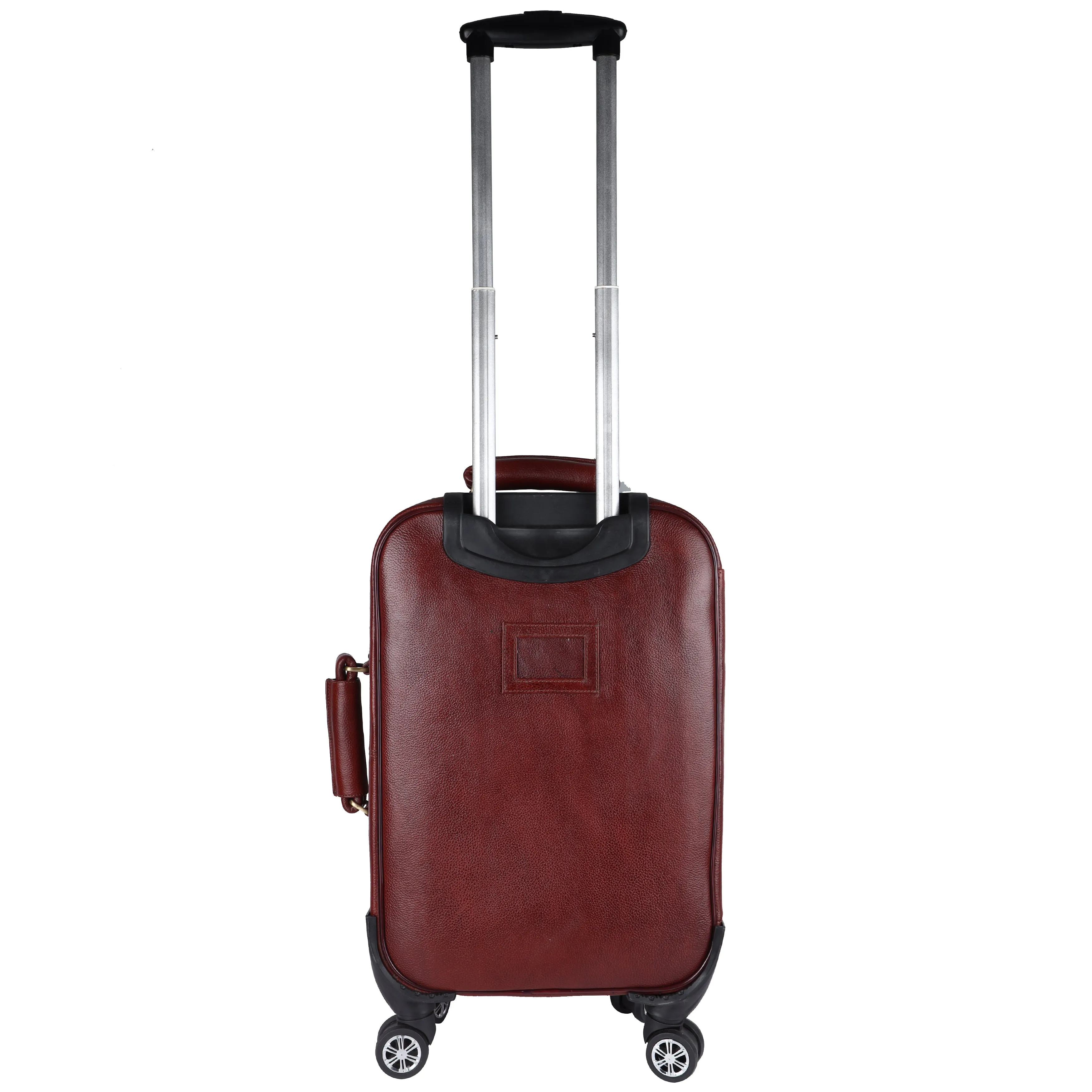 Genuine Leather Premium Travel Trolley Bag