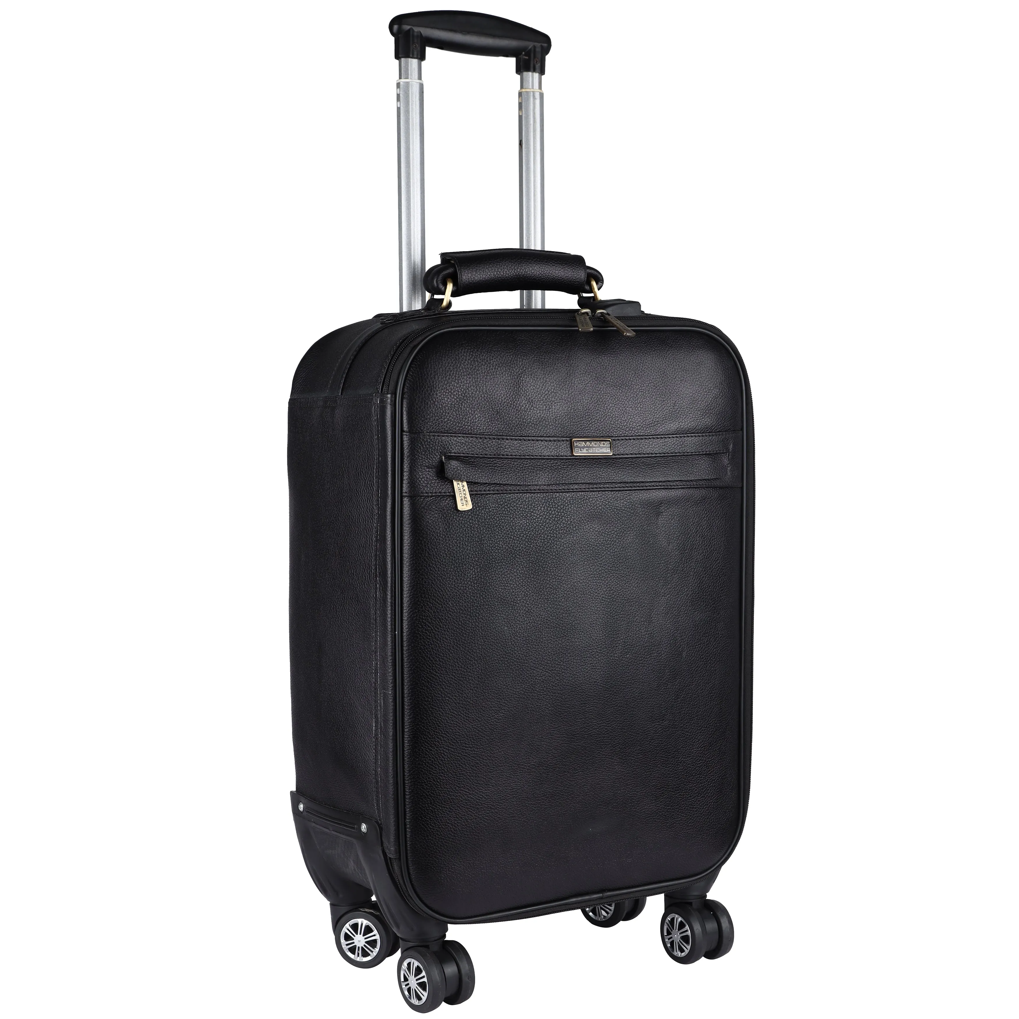 Genuine Leather Premium Travel Trolley Bag