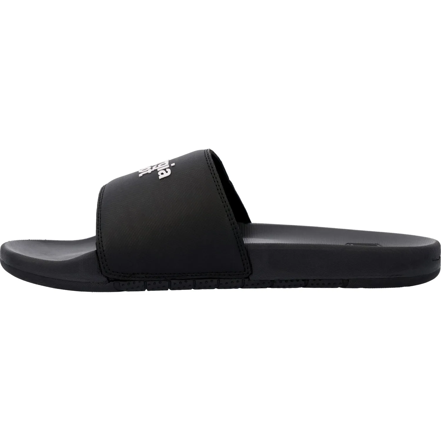 Georgia Mens AMP Slide Black Synthetic Sandals Shoes