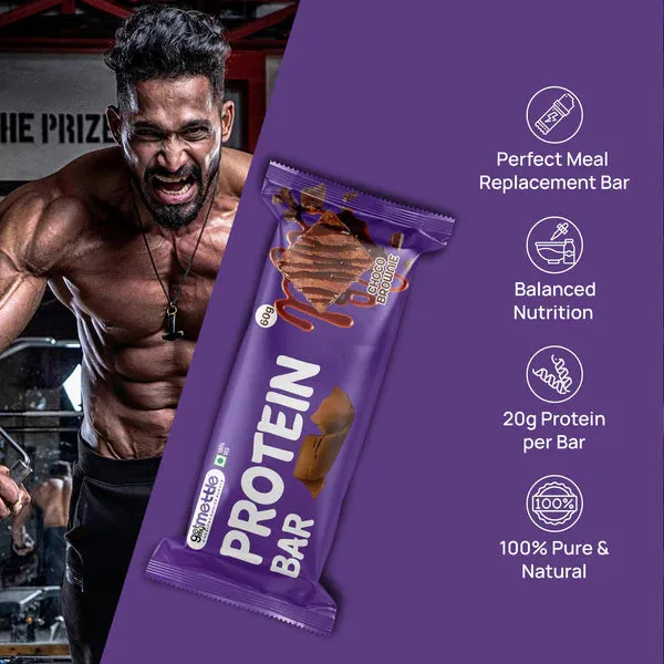 GetmyMettle Choco Brownie Protein Bar Pack of 6