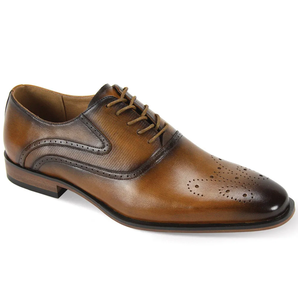 Giorgio Venturi Medalion Toe Oxford Shoes