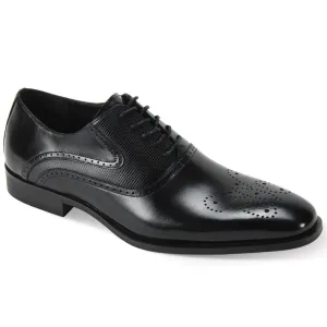 Giorgio Venturi Medalion Toe Oxford Shoes