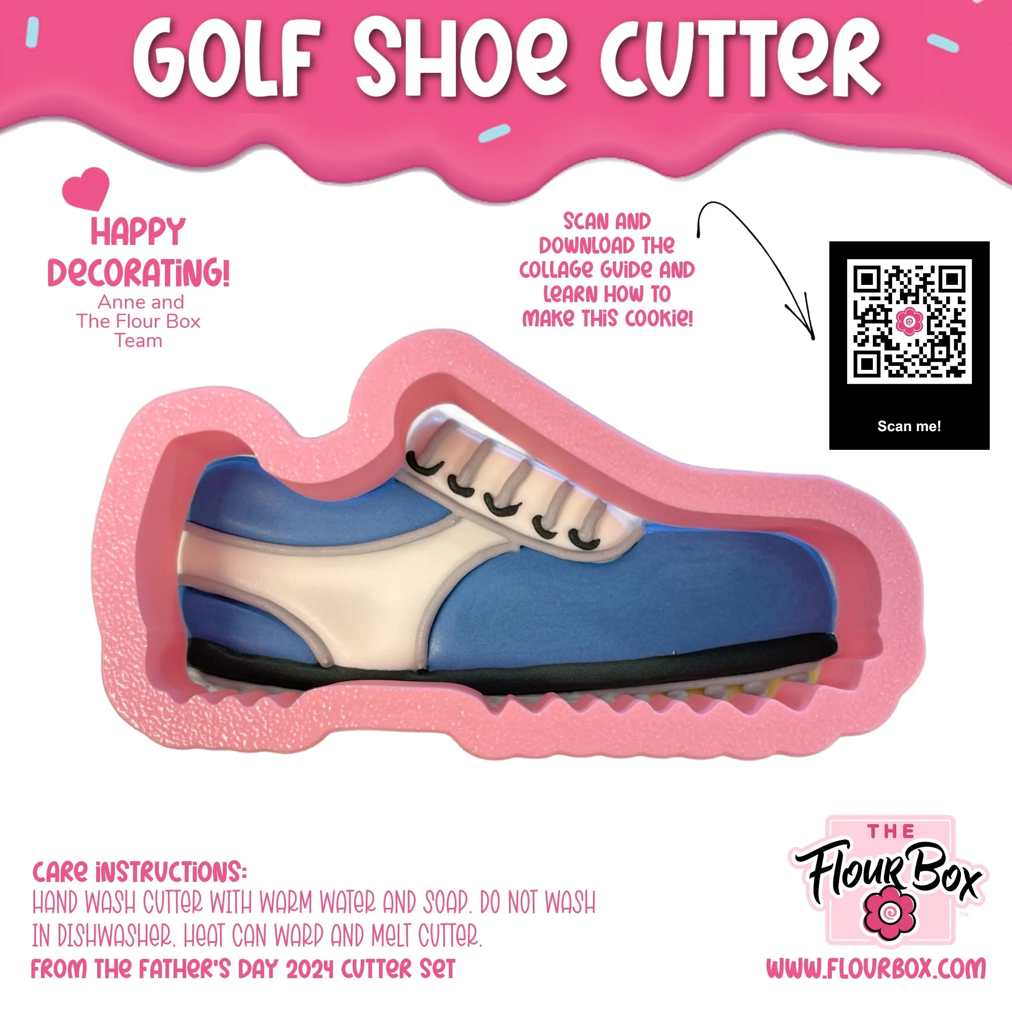 Golf Shoe Cookie Cutter