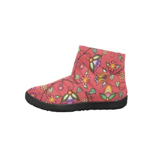 Heartbeat Petals Red Women's Padded Winter Boot