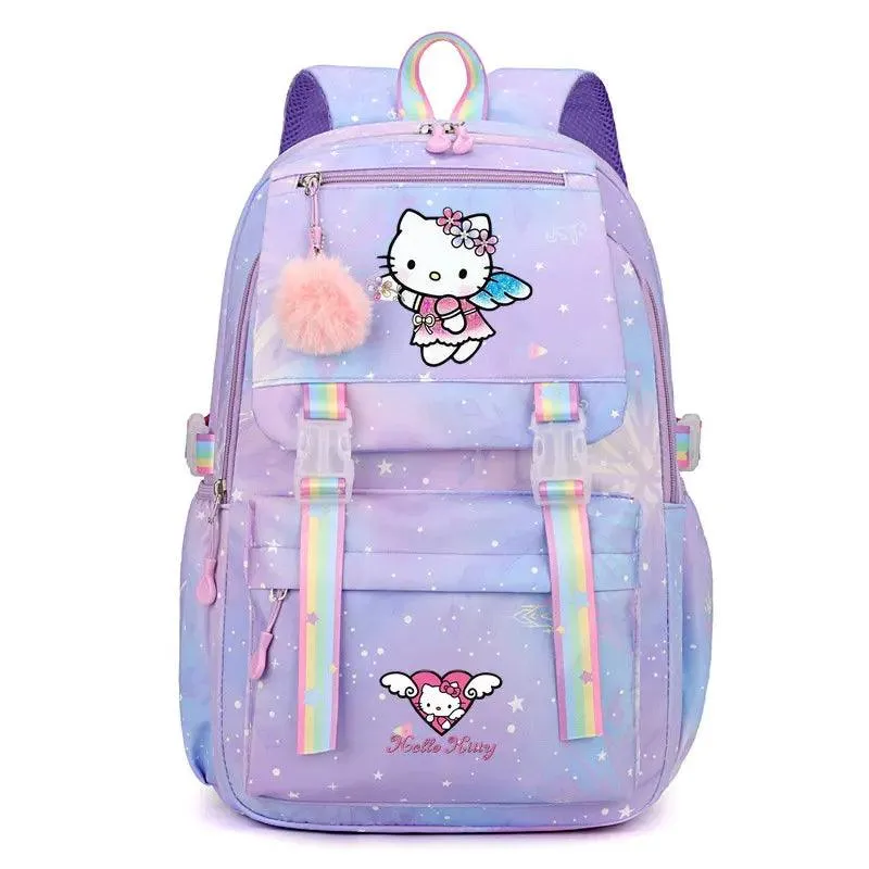 Hello Kitty Large Capacity Backpack – Kids' Waterproof School Bag