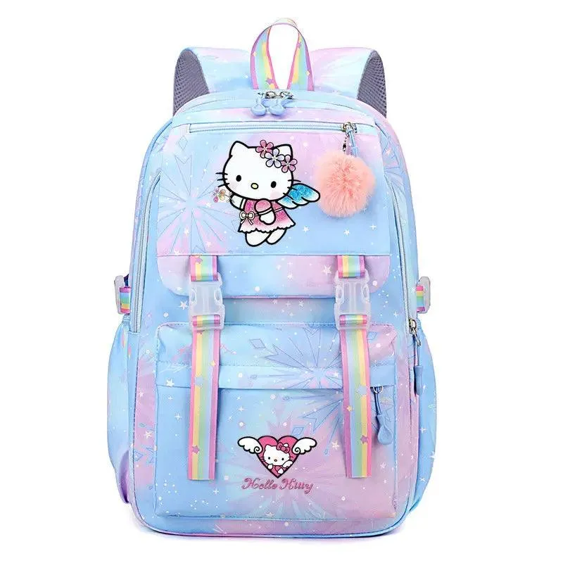 Hello Kitty Large Capacity Backpack – Kids' Waterproof School Bag