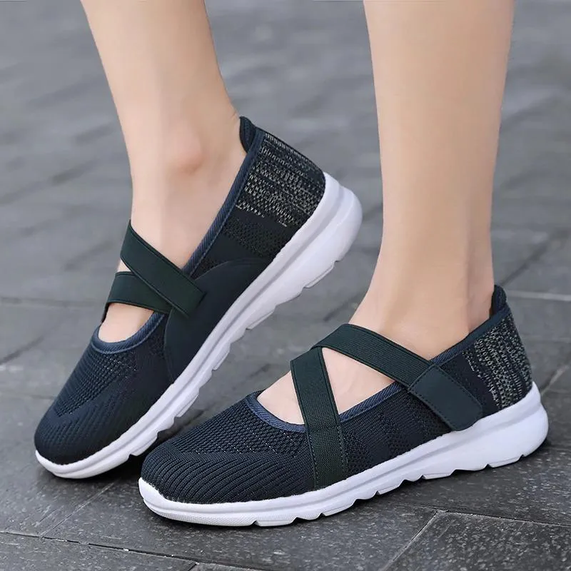 Hook and Loop Fly Weave Breathable shoes