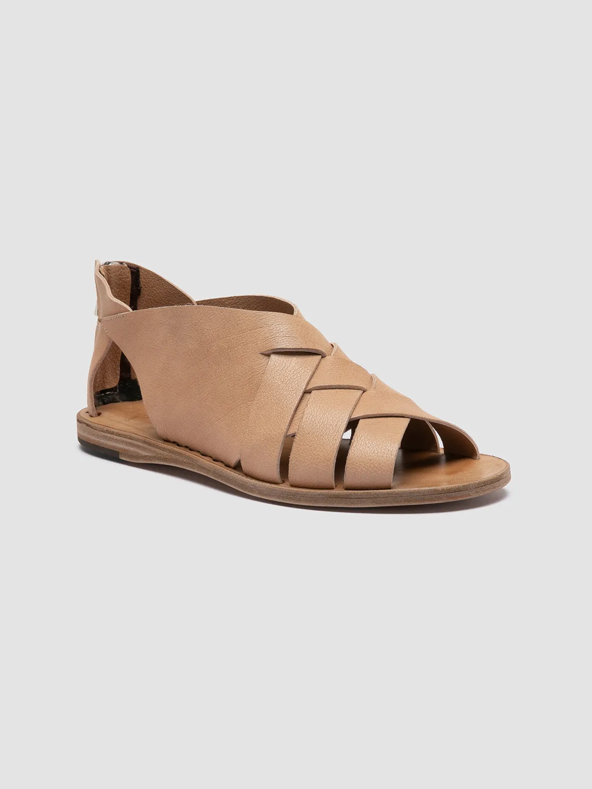 ITACA 048 - Taupe Leather Fisherman Sandals