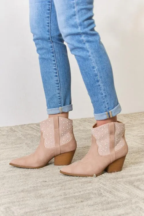 Jaylee Rhinestone Ankle Cowgirl Booties