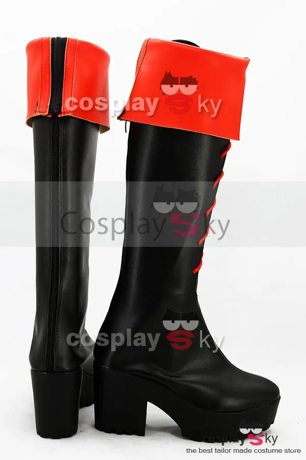 Kagura High-heeled Boots Cosplay Shoes