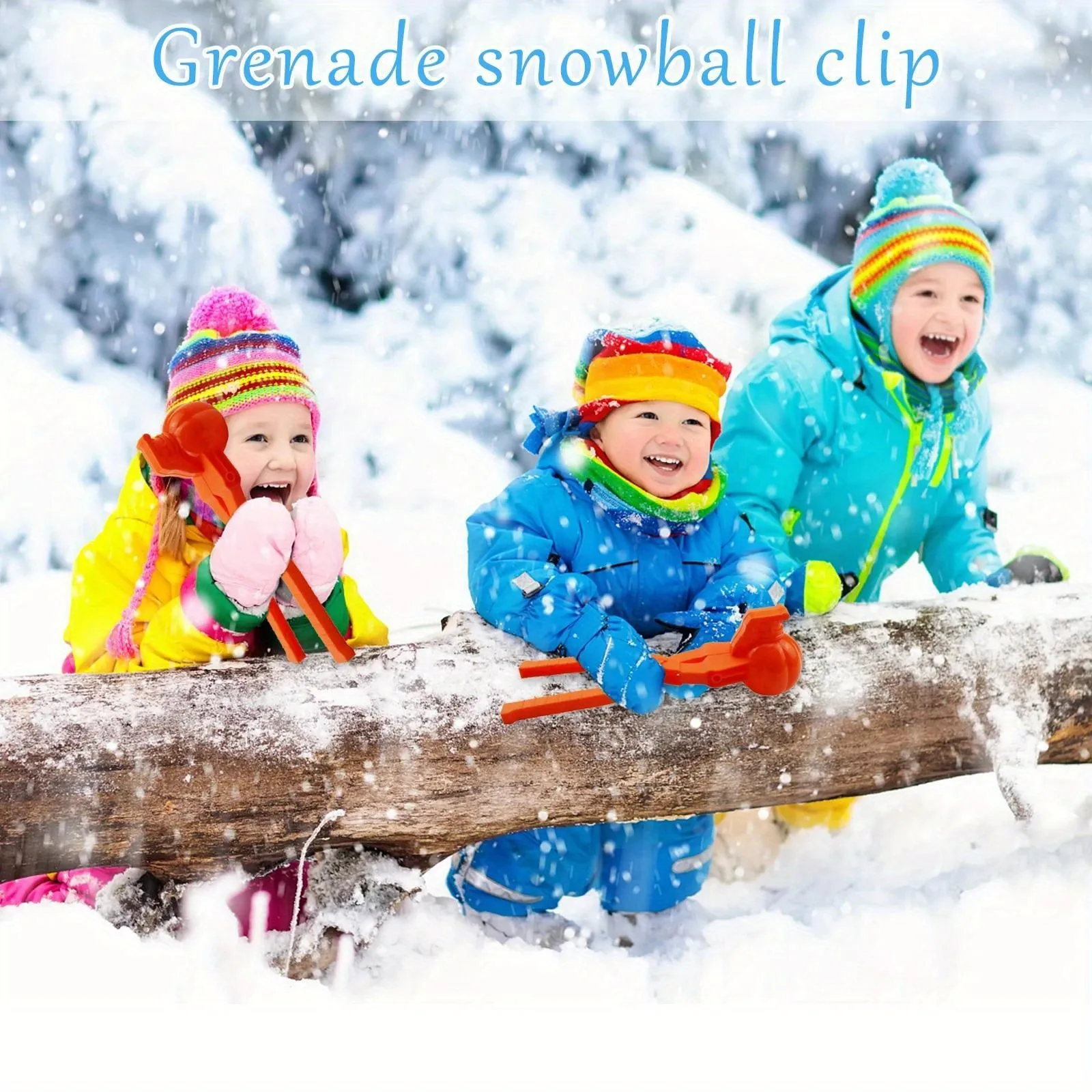 Kids Outdoor Snowball Clip and Shovel Set with Cute Bear Duck Mold