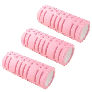 Kuber Industries Foam Roller For Exercise, Back Pain, Knee Pain-Pack of 3 (Pink)