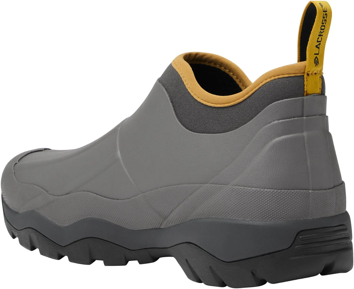 Lacrosse Mens Alpha Muddy Graphite Rubber Work Shoes