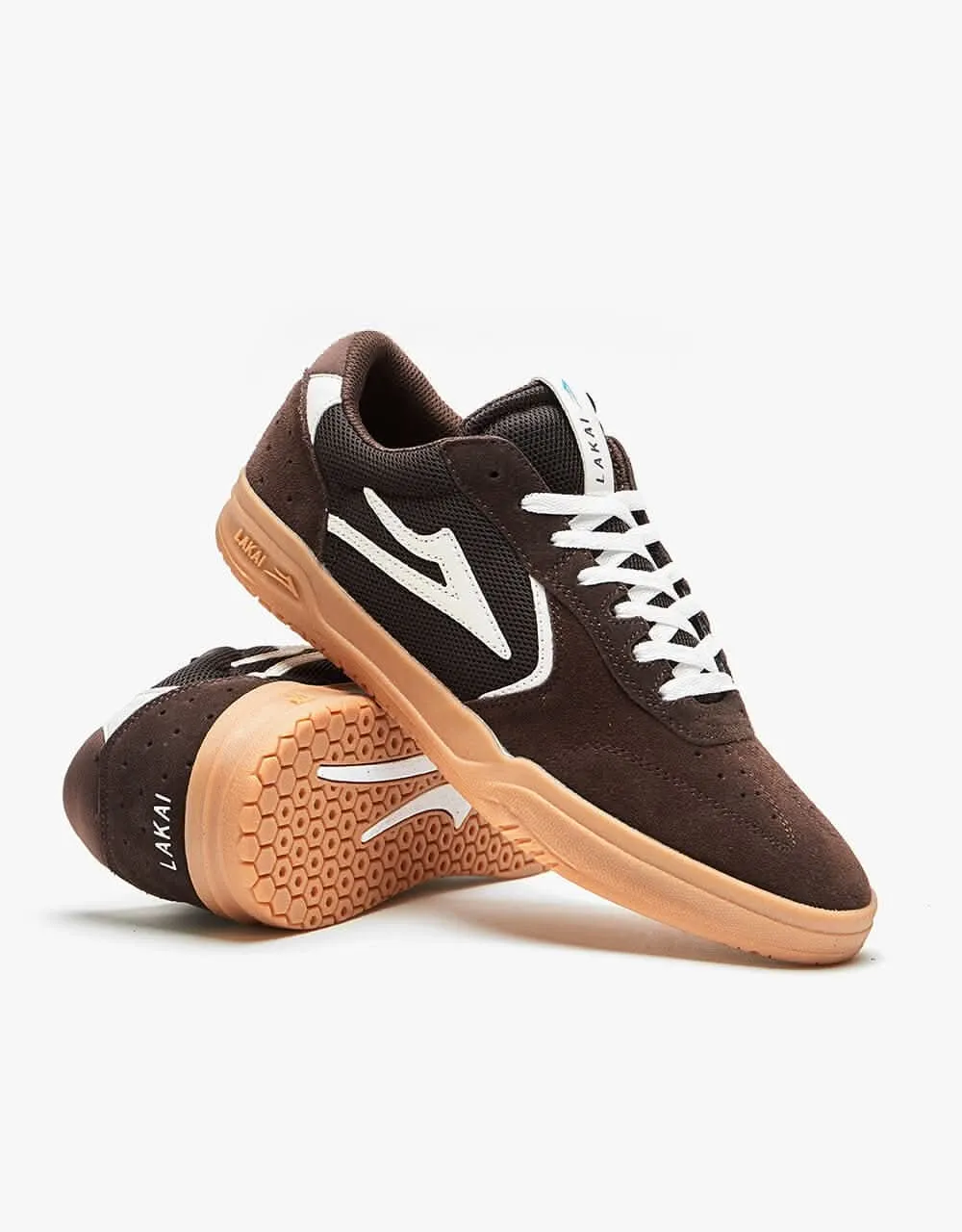 Lakai Atlantic Skate Shoes - Chocolate/Gum Suede