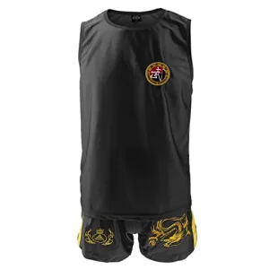 Lyla® Boxing Martial Arts MMA Clothes Dragon Embroidered Uniform Shorts Black L | Sporting Goods | Fitness, Running & Yoga | Clothing & Accessories | Other Fitness Clothing | 1 x Boxing uniform