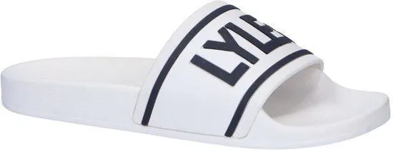 Lyle & Scott Sliders Slip On's Flip Flops Beach Sandals White Casual Sliders