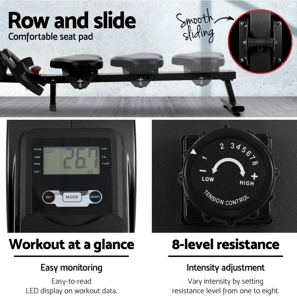 Magnetic Rowing Machine, 8-Level Resistance, Everfit