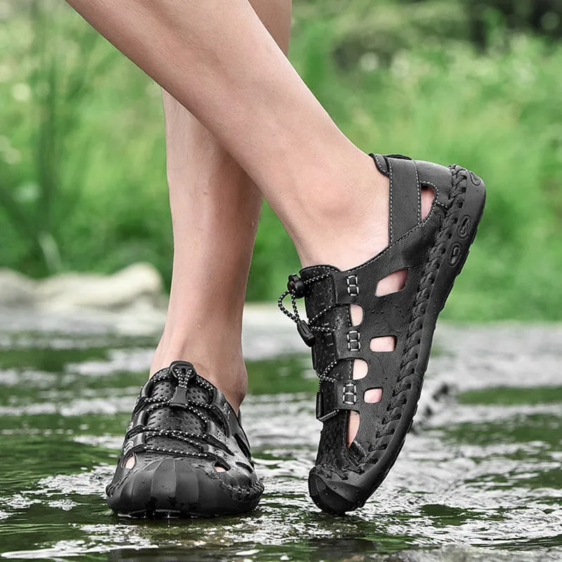 Mens Casual Summer Shoes Water Hiking Sandals