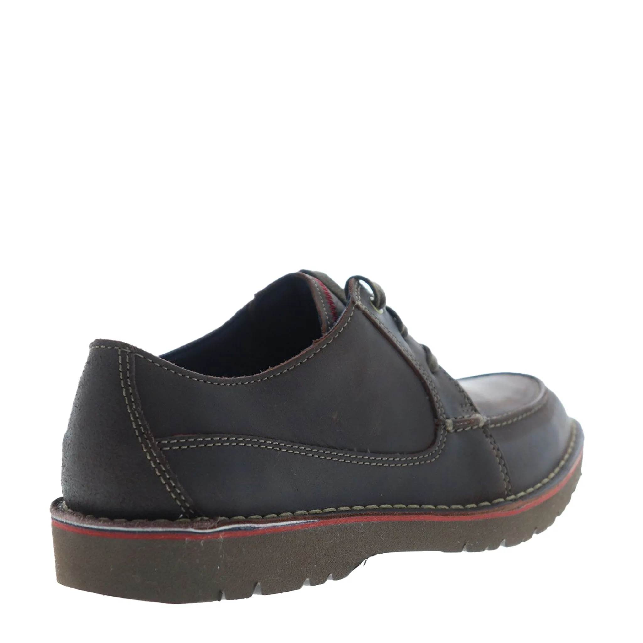 Men's Clarks Vargo Vibe - Dark Brown Leather