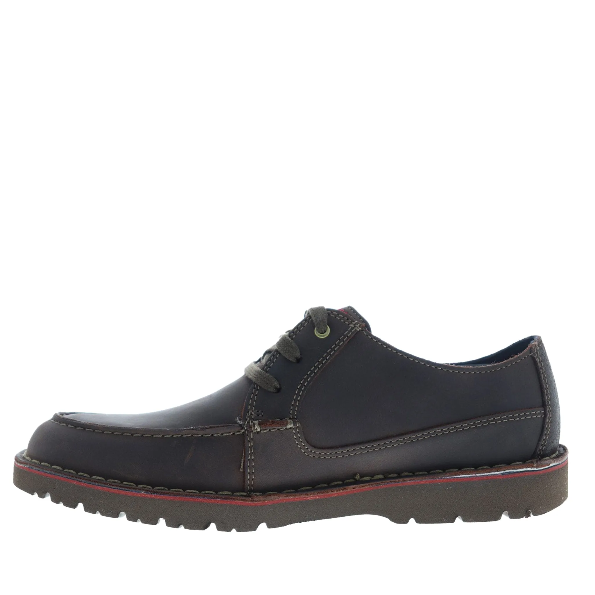 Men's Clarks Vargo Vibe - Dark Brown Leather