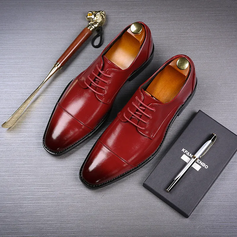 Men's Shoes Business Leather Shoes England