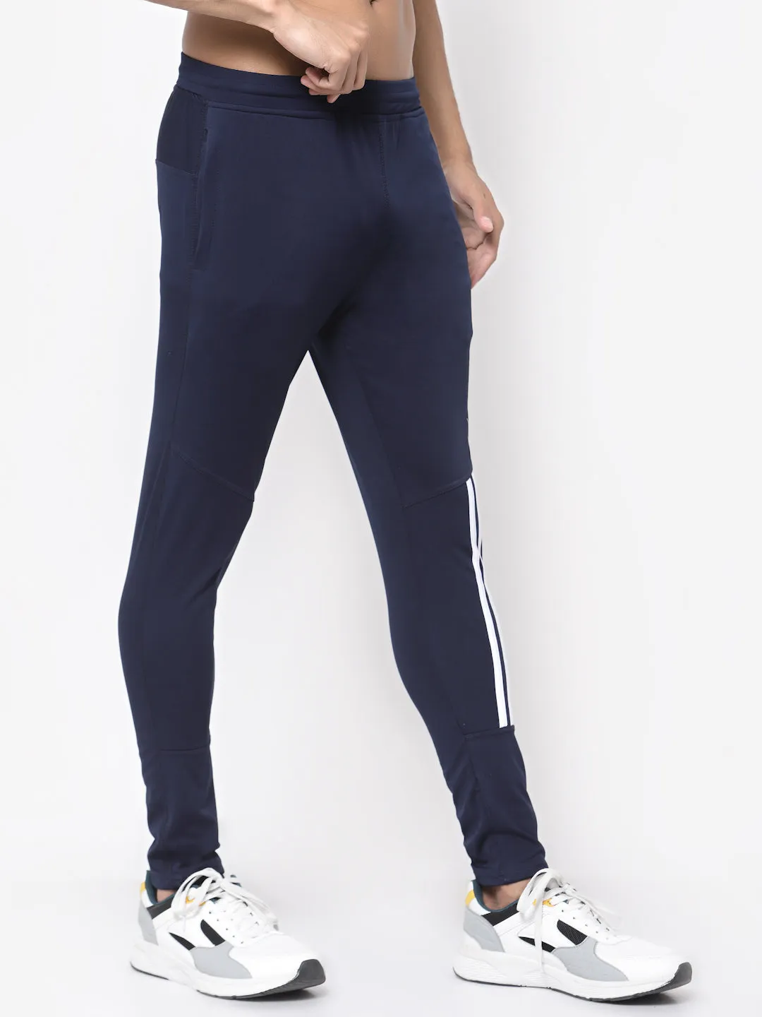 Men's Stretchable Joggers Track Pants for Gym, Yoga, Workout and Casual Wear