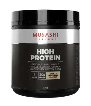 Musashi High Whey Protein Powder 375g