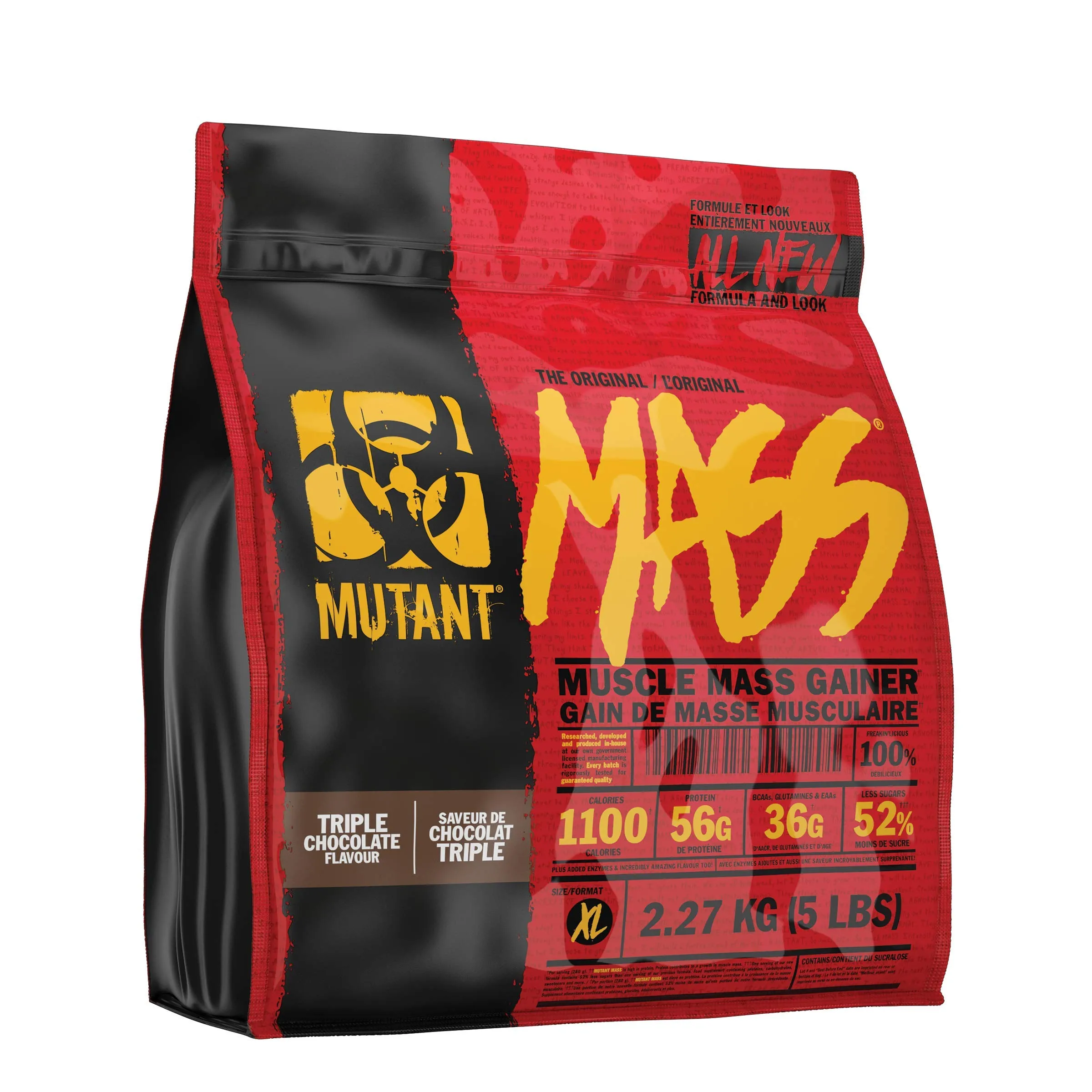 Mutant Mass Muscle Mass Gainer - 2.27 kg (Triple Chocolate)