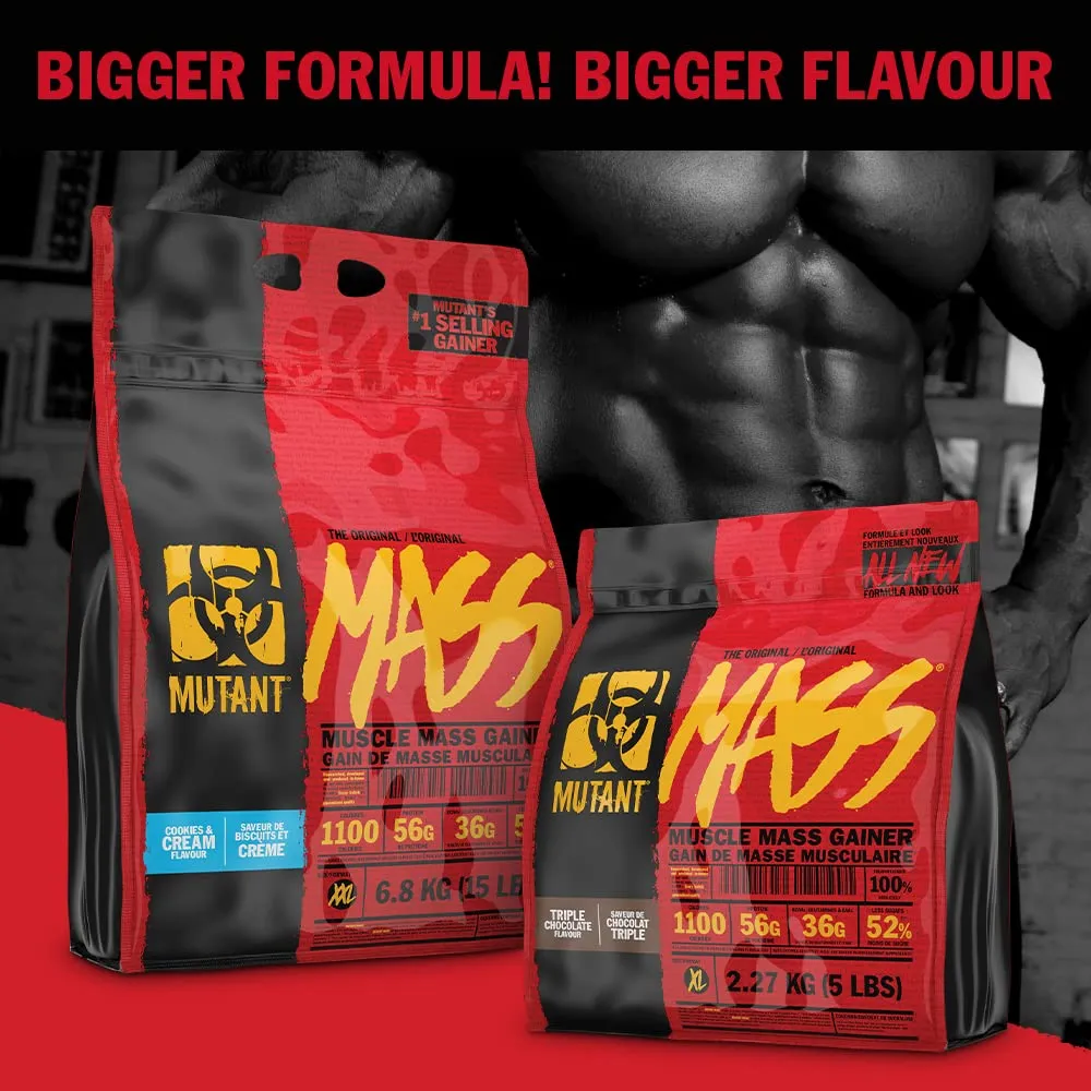 Mutant Mass Muscle Mass Gainer - 2.27 kg (Triple Chocolate)