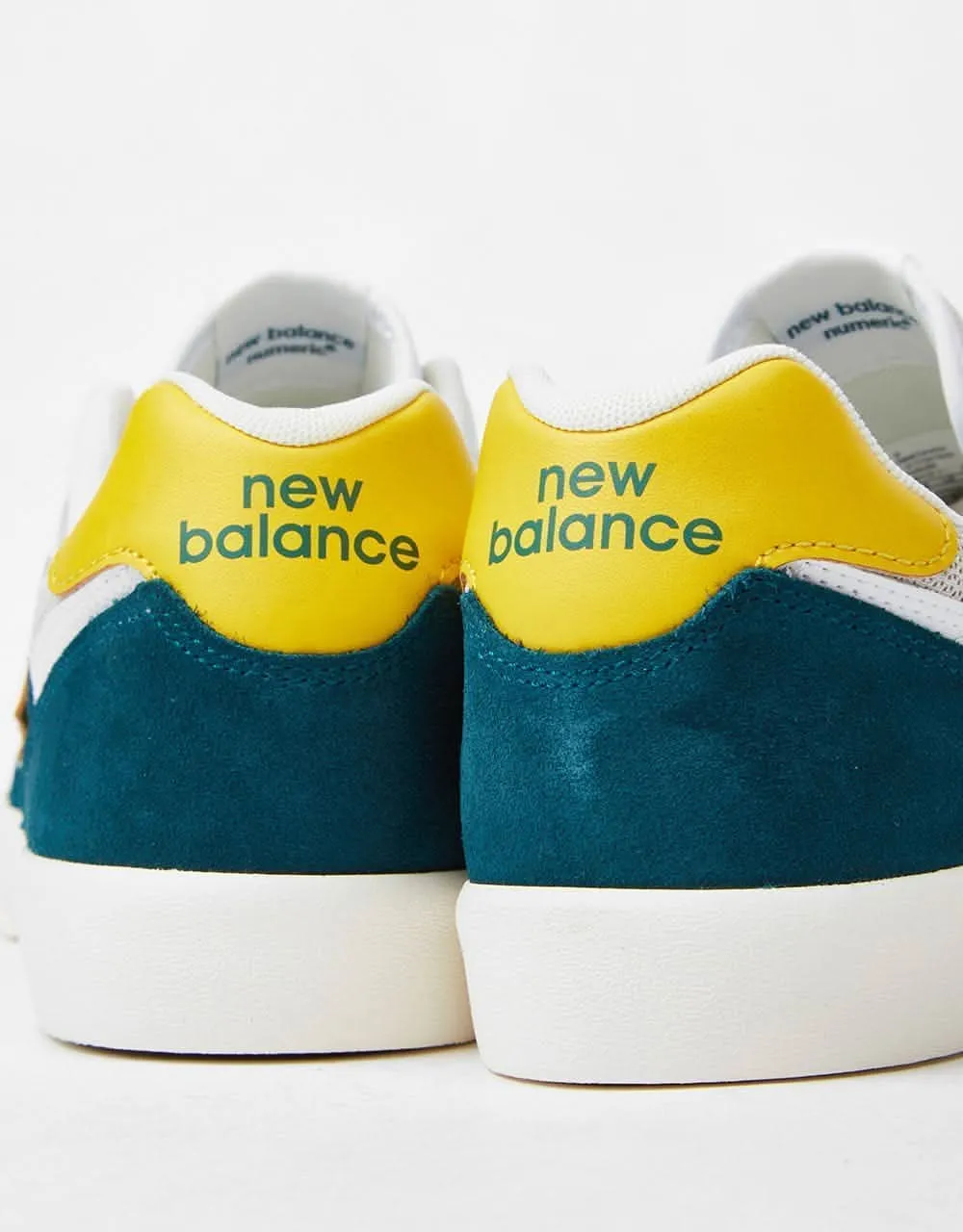 New Balance Numeric 574 Vulc Skate Shoes - Spruce/White