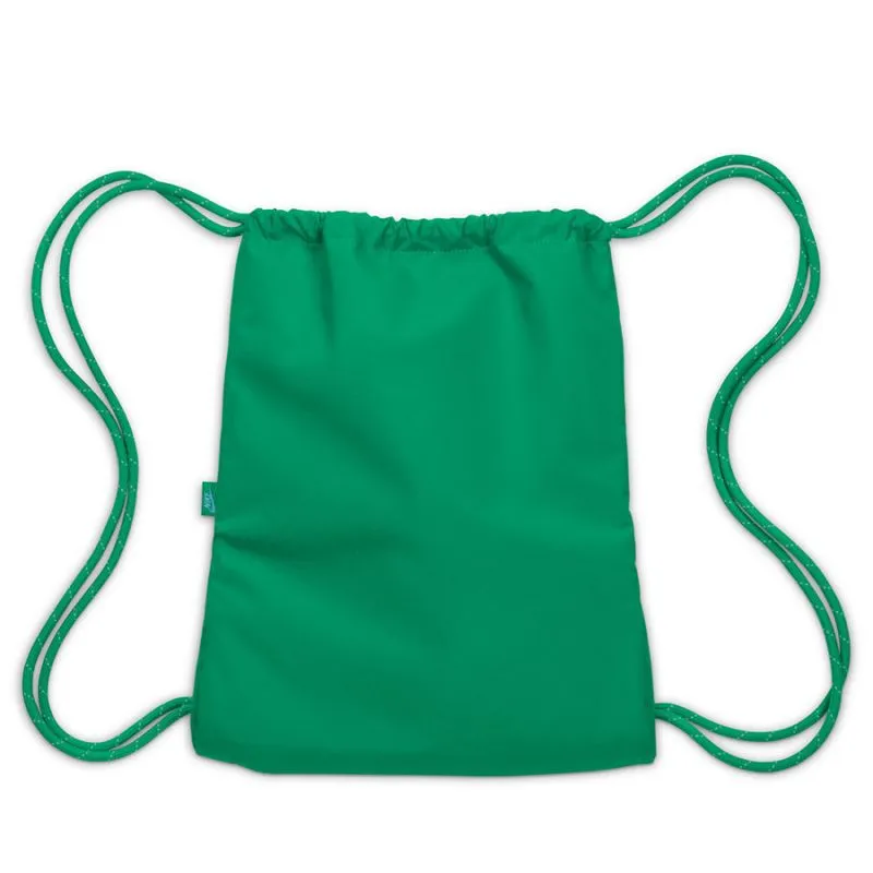 Nike Heritage Green Drawstring Gym Bag - Perfect for Active Training and Travel