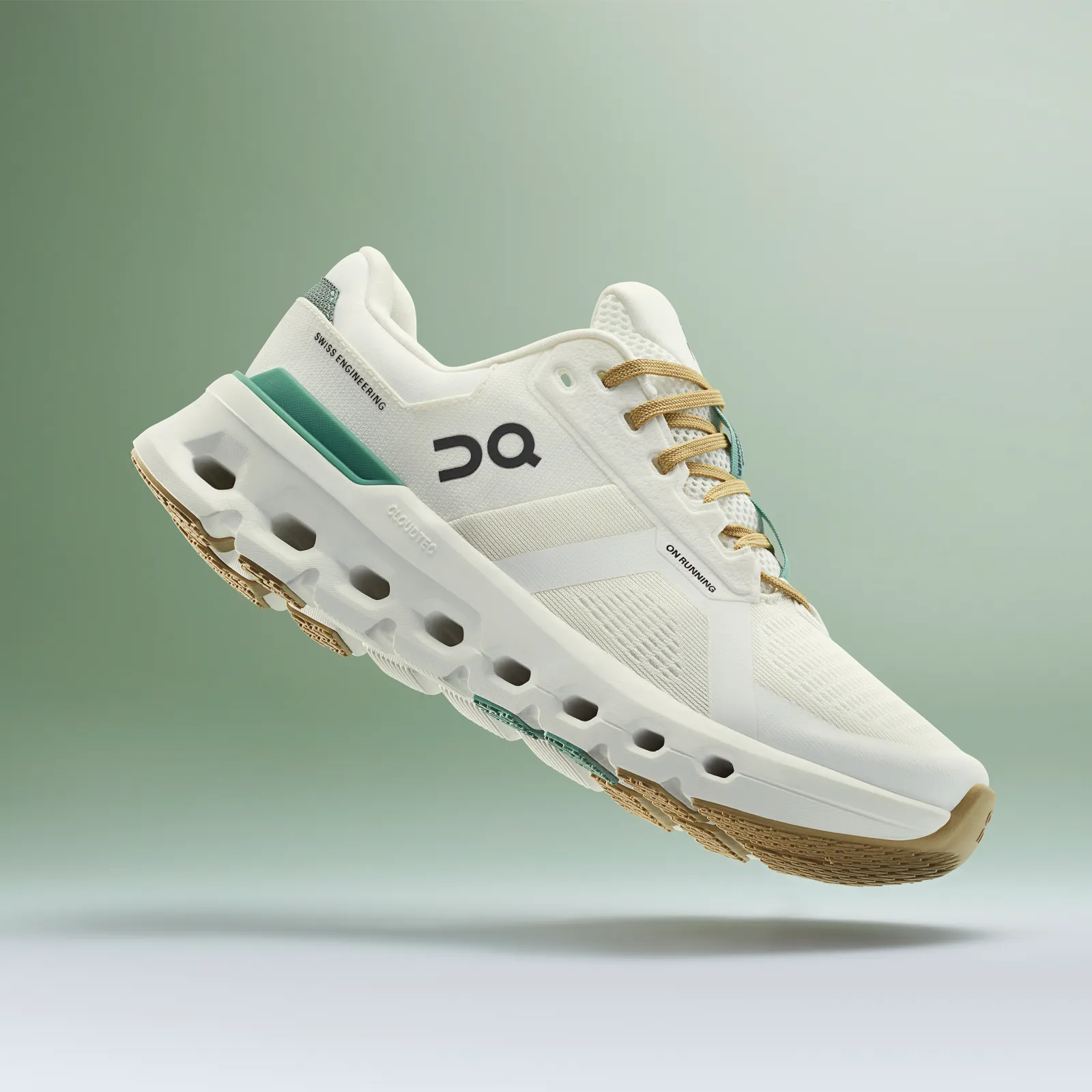 On Running Cloudrunner 2 Running Shoe (Women) - Undyed/Green