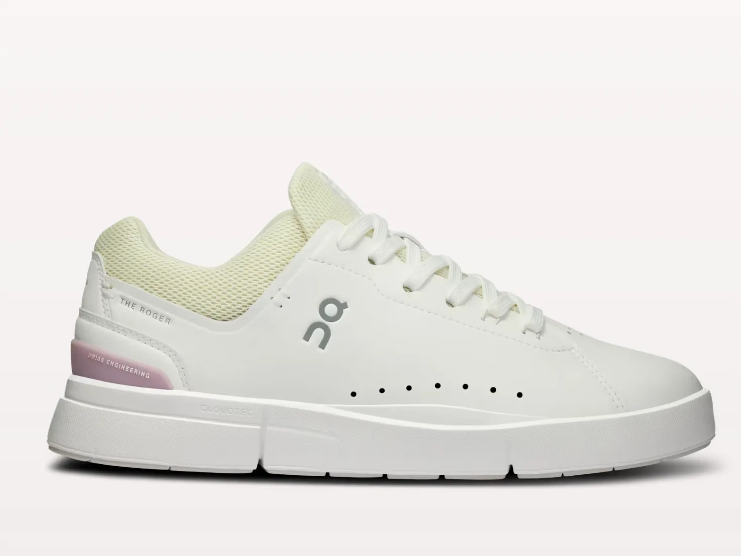 On Womens Roger Advantage 2- White/Mauve (3WD10652234)