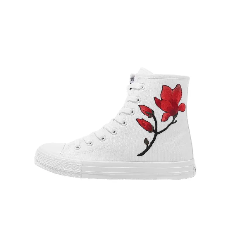 Owlkay Fashion Wild High-Top Canvas Shoes