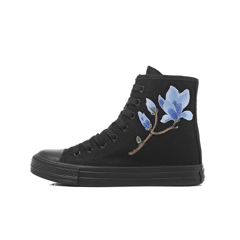 Owlkay Fashion Wild High-Top Canvas Shoes