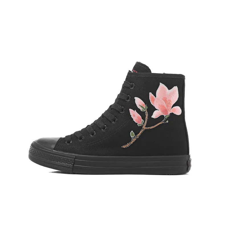 Owlkay Fashion Wild High-Top Canvas Shoes