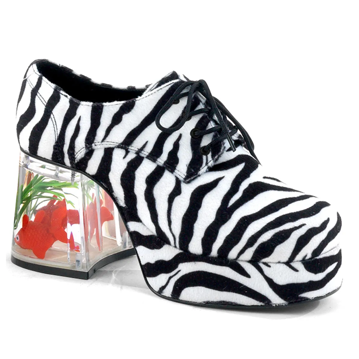 Pimp Platform Shoes Zebra