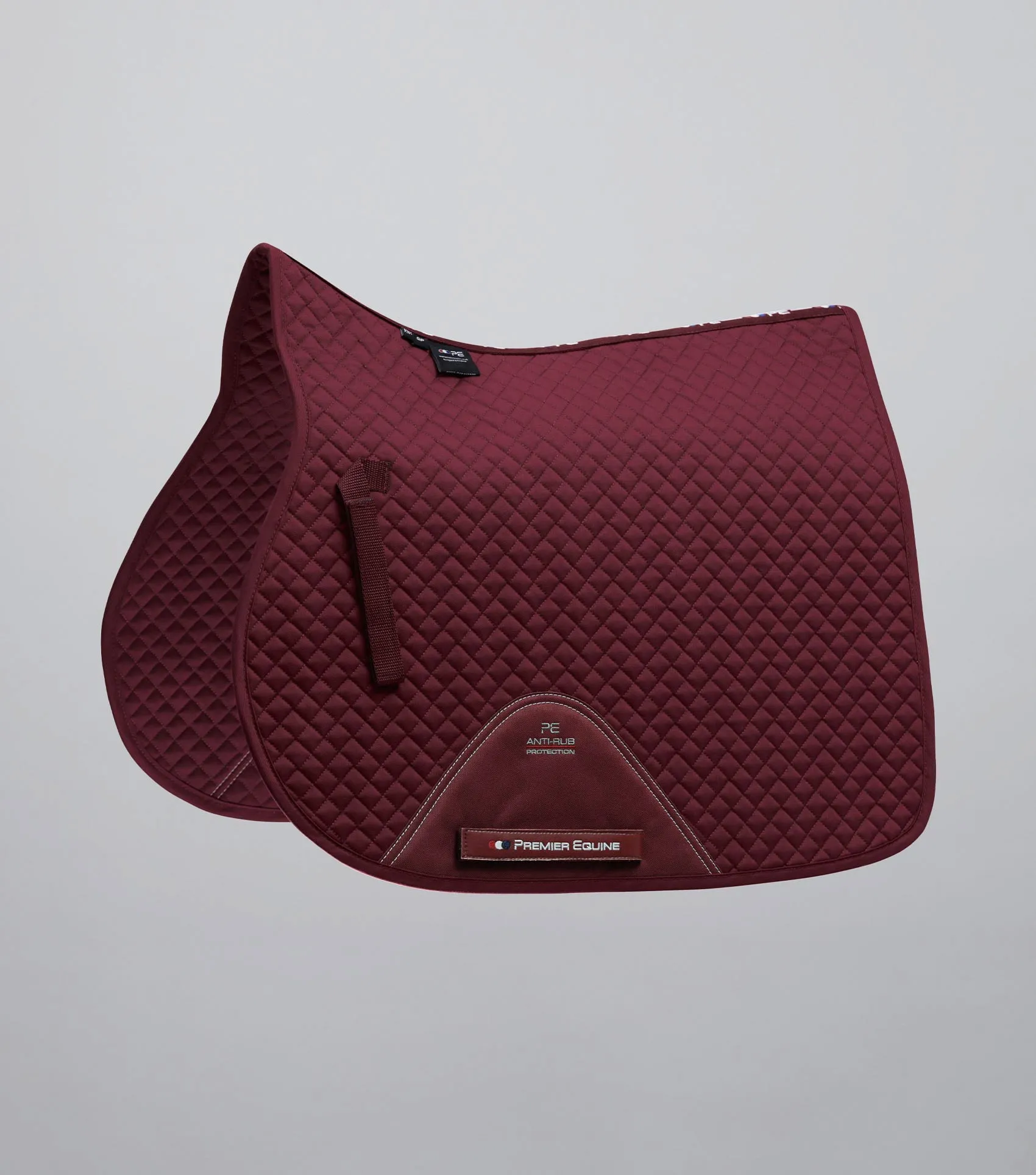 Pony Plain Cotton GP/Jump Square Burgundy