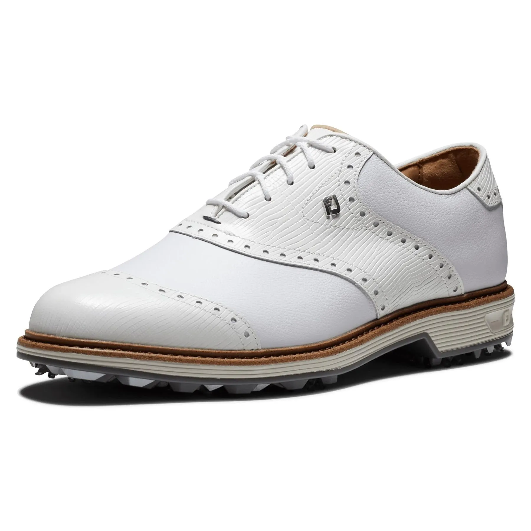 Premiere Wilcox DJ Golf Shoes White/White/Light Grey - 2024