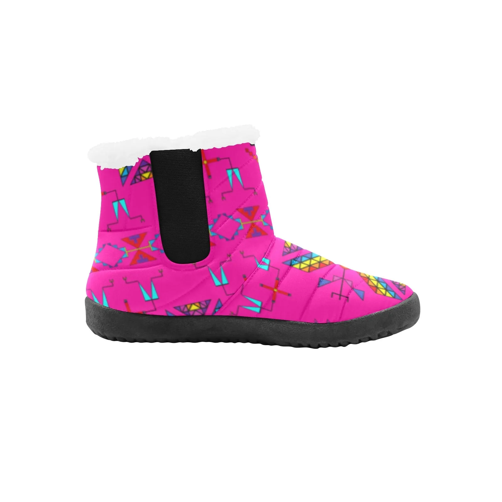 Rainy Chief Rainbow Hot Pink Women's Padded Winter Boot