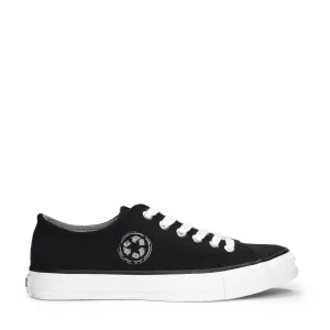 Reclaim Black Unisex Low Top Vegan Sneakers