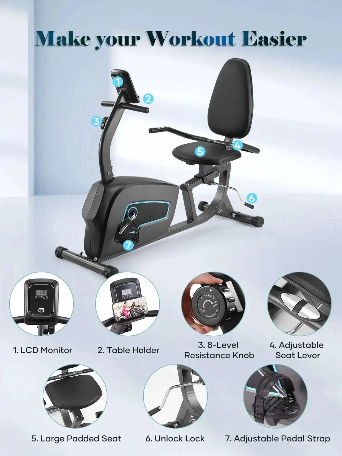 Recumbent Exercise Bike – Essential Stroke Recovery Equipment for Rehabilitation