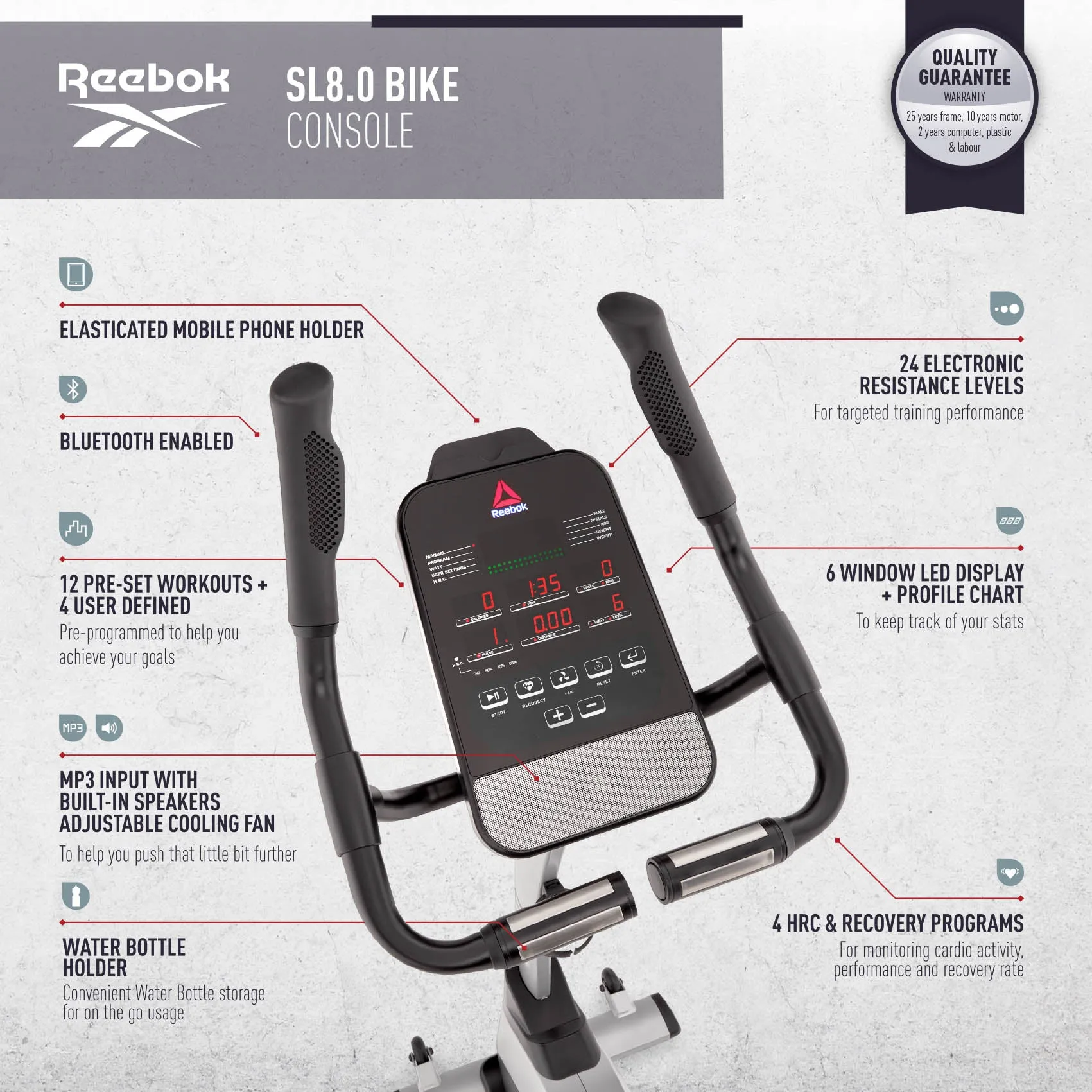 Reebok SL8.0 Exercise Bike