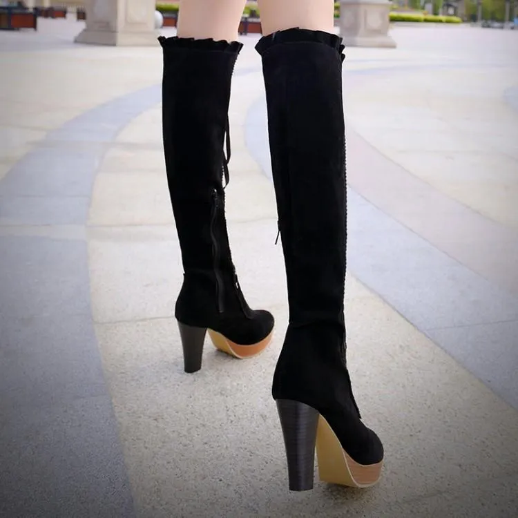 Ribbon String High Boots Shoes SD00631