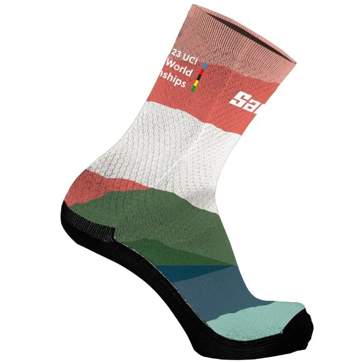 Santini UCI World Championships Cloudscape Socks