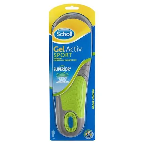 Scholl Men's Gel Activ Everyday Insoles - One Size