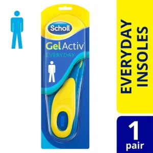 Scholl Men's Gel Activ Everyday Insoles - One Size