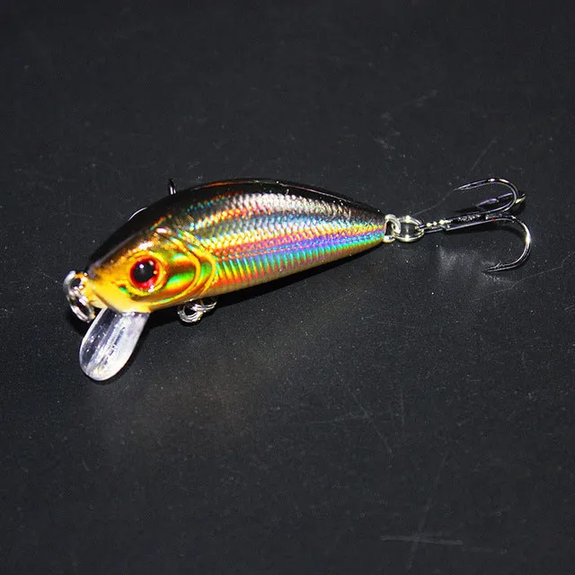 Sell Well Mini Japan 5cm 4.5g Multi Swim Fishing Lures Artificial Hard Crank Bait topwater Wobbler Fishing Crankbait lure ZB204