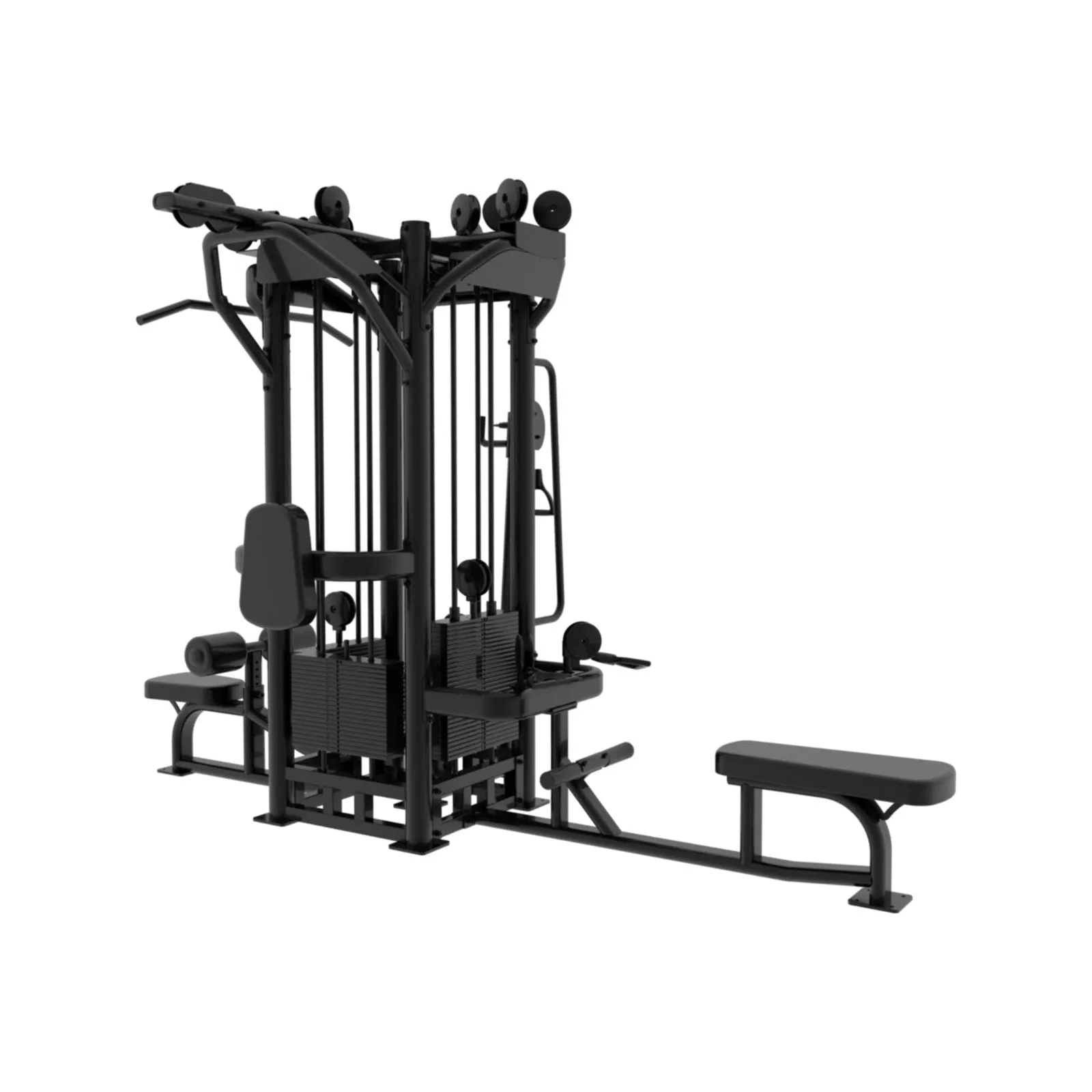 SFE Commercial 4 Station Jungle Gym Machine with (4) Weight Stacks (New)